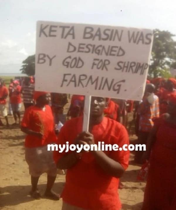 Angry residents protest oil exploration in Keta basin