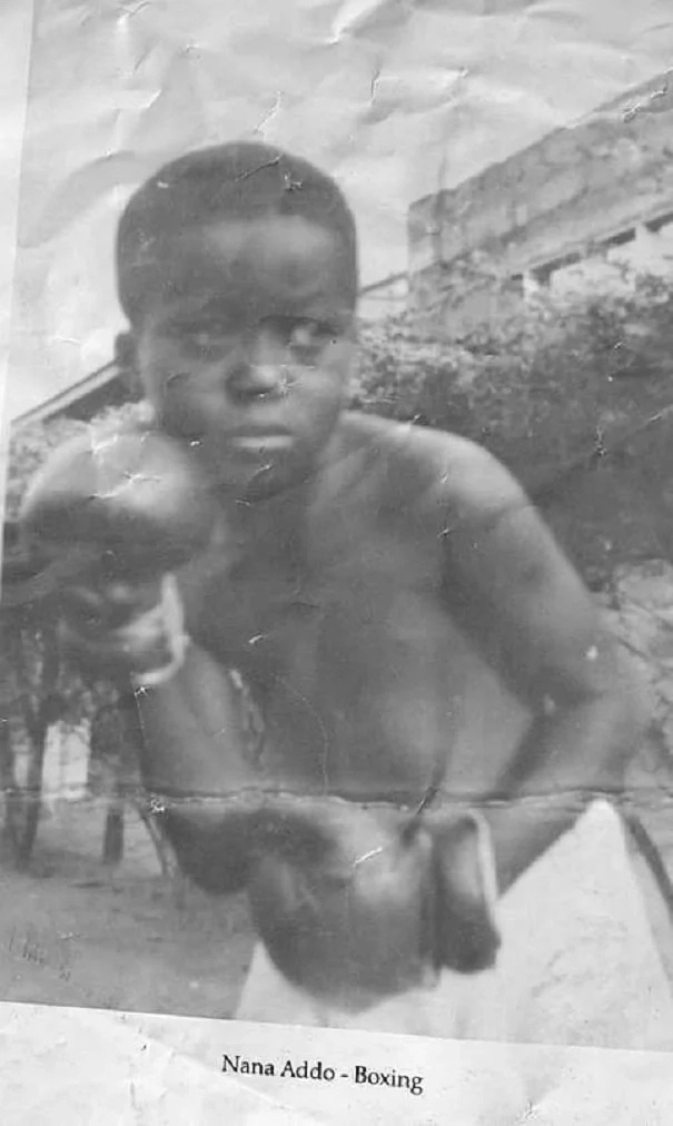 Childhood photos of Akufo-Addo with his family members