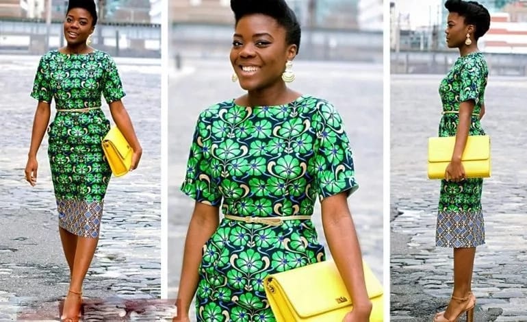 Ankara short dresses styles in Ghana