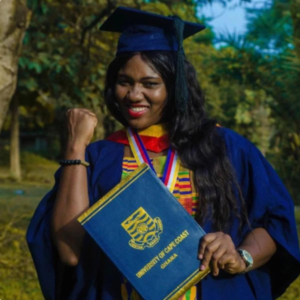 Abena Korkor Addo graduates from university