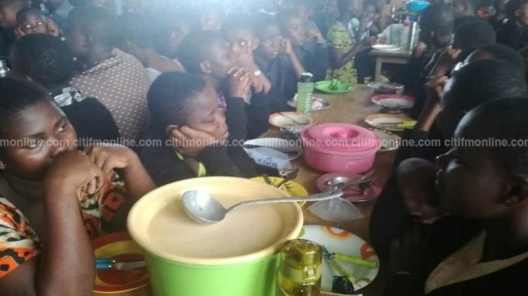 Free SHS students of Mamfi Girls SHS complain over "small food" served in dining hall