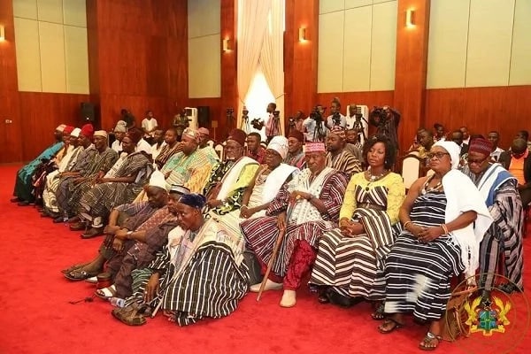 Bawku Naba and his Chiefs call on President Nana Addo