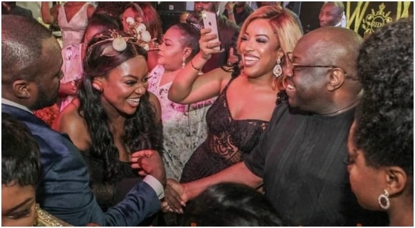 20 wild photos of how Ghanaian & Nigerian celebs took over Becca's wedding reception