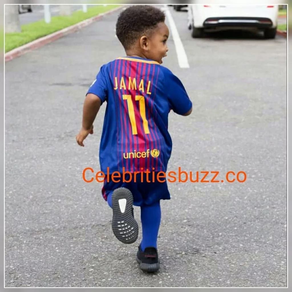 Photos: Sulley Muntari’s son takes after his father in football