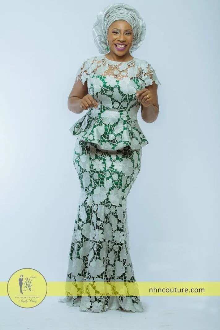 Latest lace kaba styles in Ghana