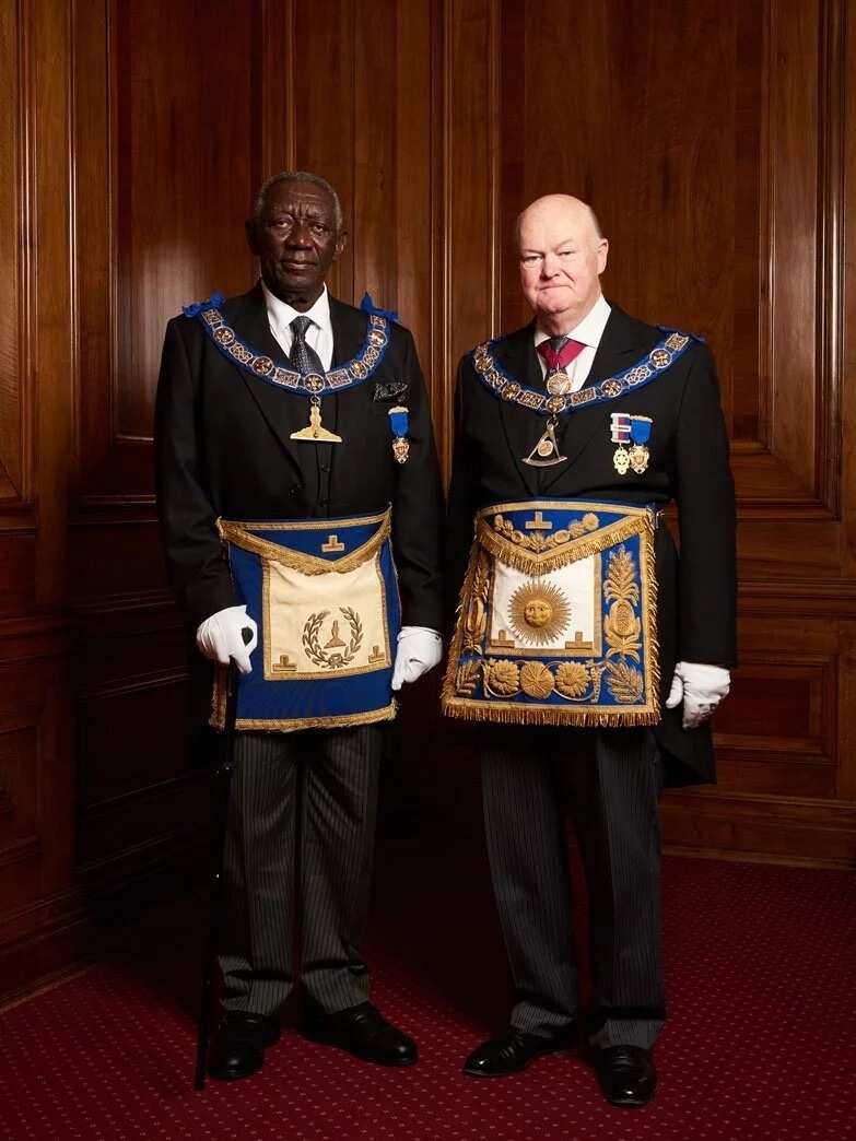 Former president John Kufuor gets top appointment in Freemason Lodge UK