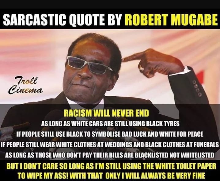 Funny Robert Mugabe quotes