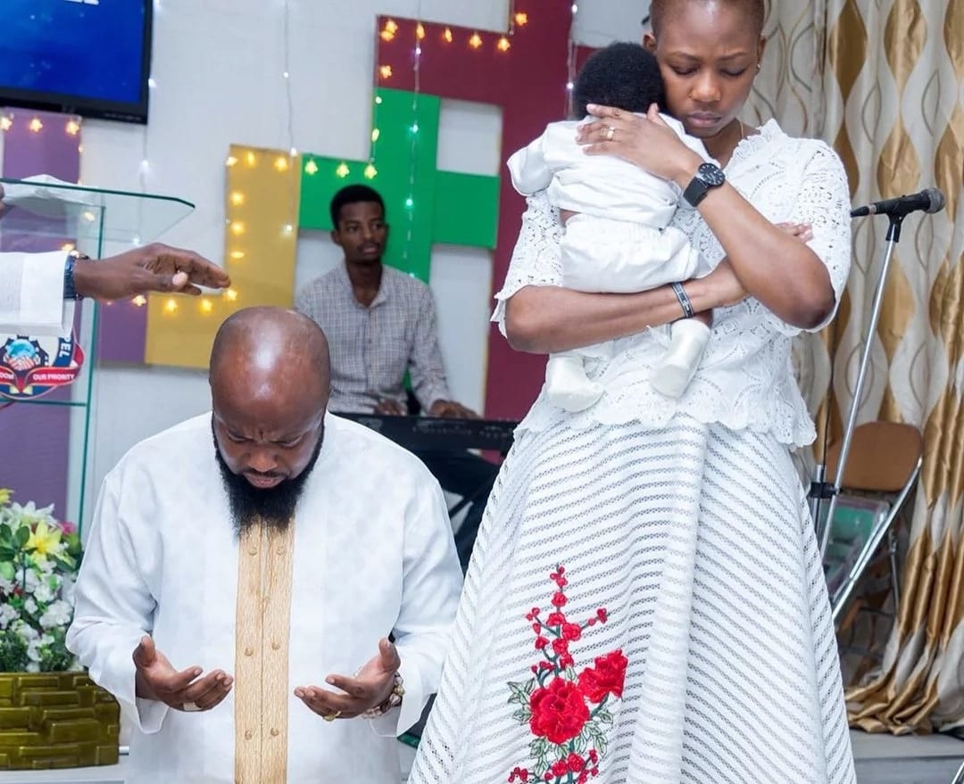 Trigmatic shares photos of first child's Christening