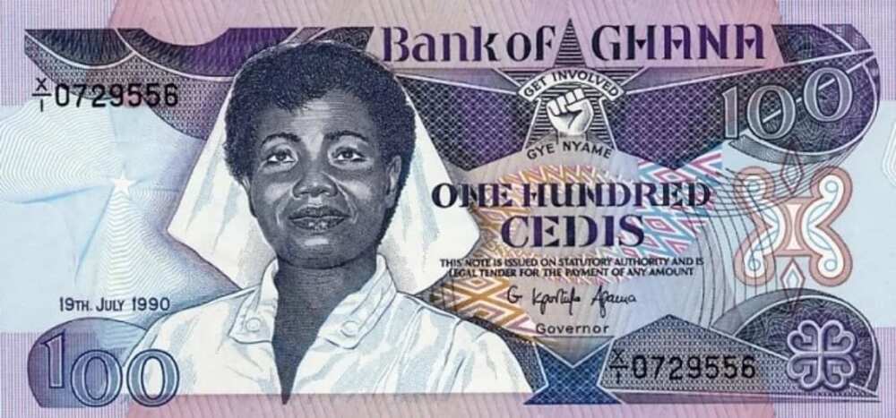 Meet the one on the 100 cedi note