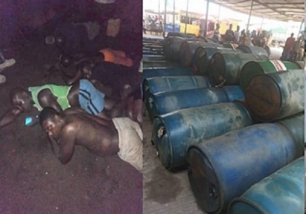 National Security arrest 17 suspect in oil smuggling business (Photo)