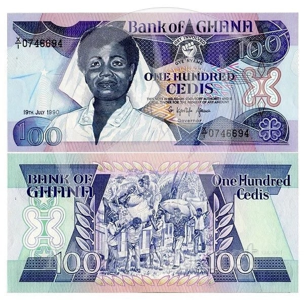 Meet the one on the 100 cedi note