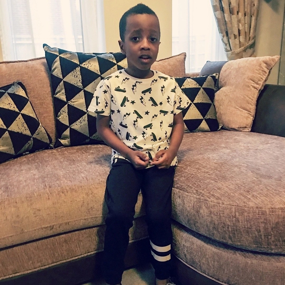 Asamoah Gyan's children look adorable in new photos