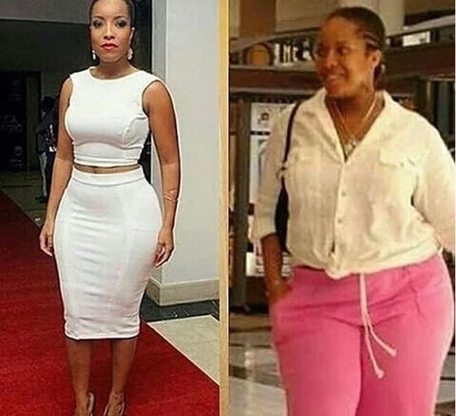 Two Ghanaian celebrities who overcame their weight problems