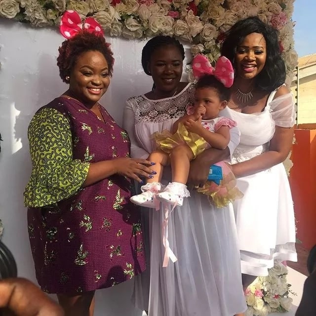 Ghana celebs turn up massively at Kafui Danku's daughter's party