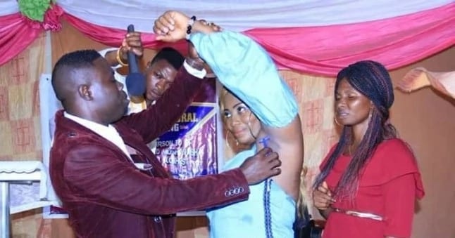 5 scandalous photos from panty removing pastor’s church