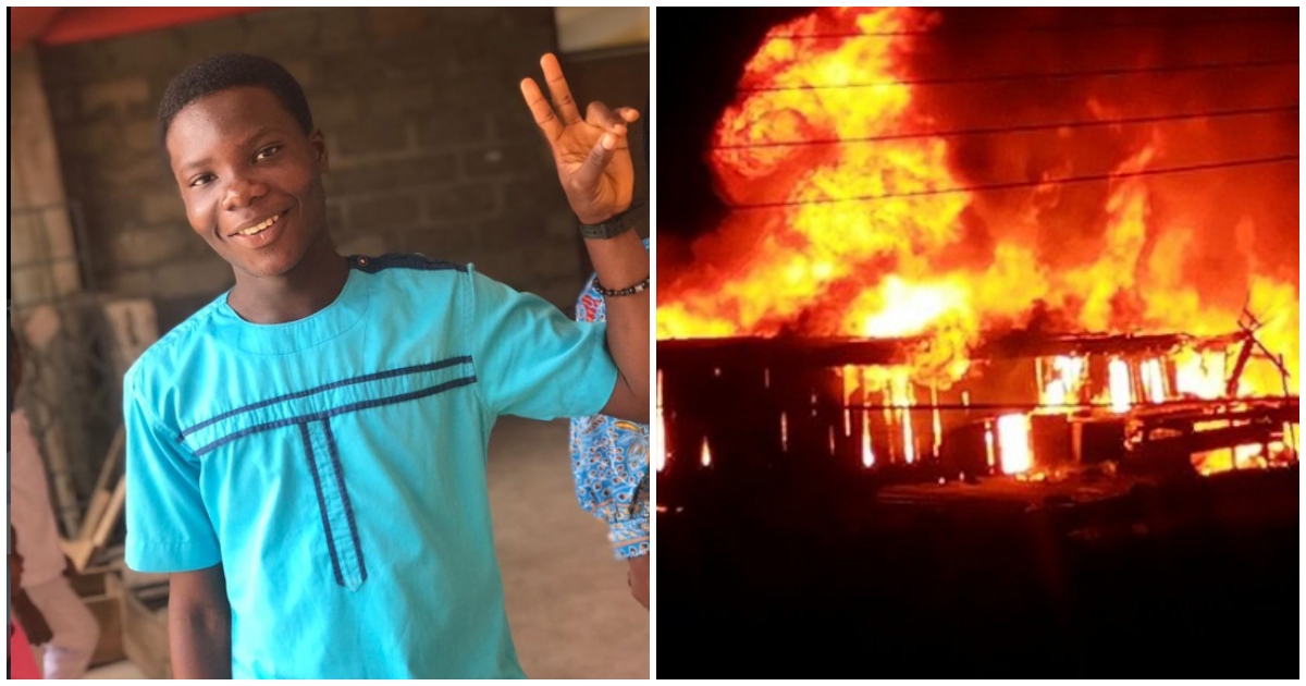 14-yr-old boy saves toddler from raging fire at Taifa, reveals movies inspired his bravery