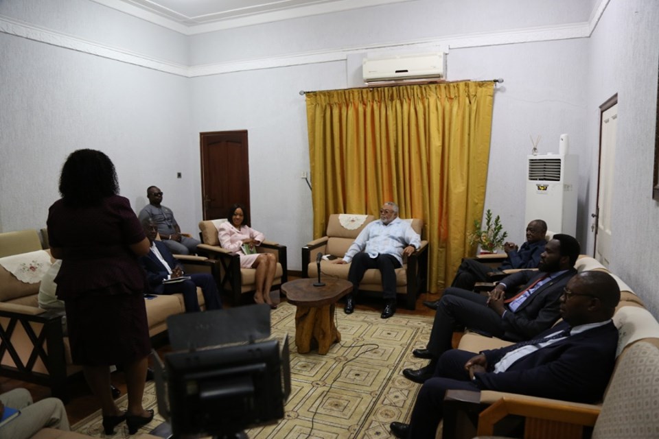 Jerry John Rawlings holds discussions with Electoral Commission (Photos)