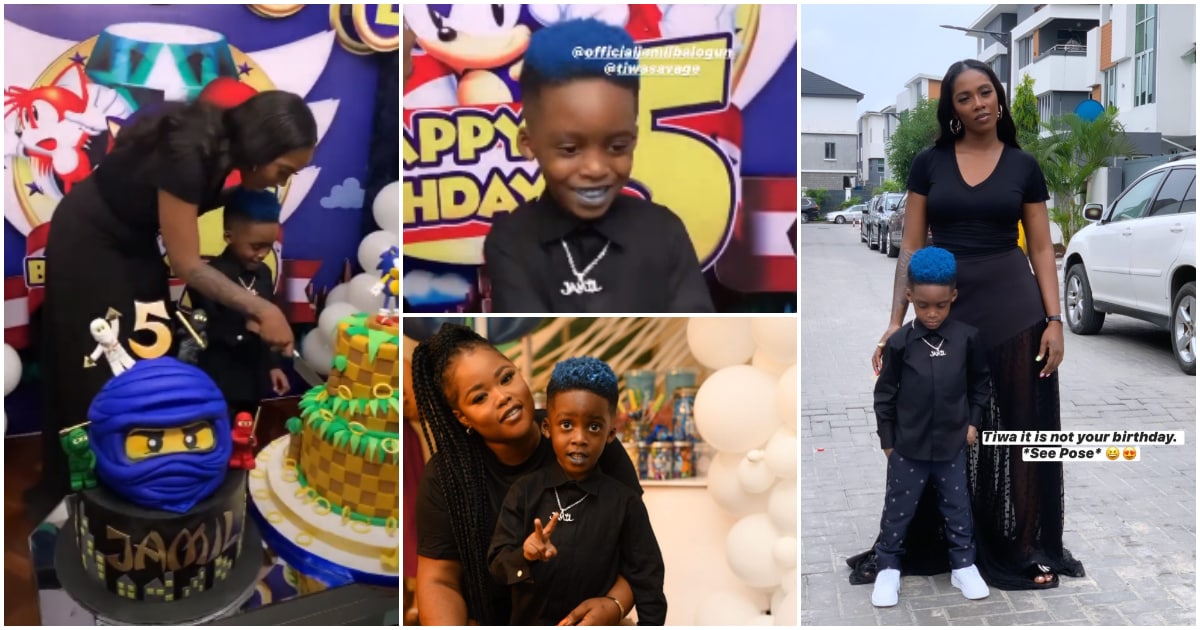 Tiwa Savage celebrates son Jamil as he clocks new age; see photos from his birthday party