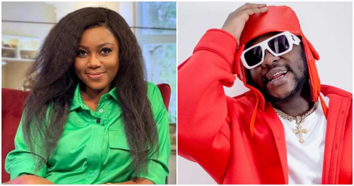 Medikal buys Yvonne Nelson's book for GH¢100k, video leaves many Ghanaians in awe