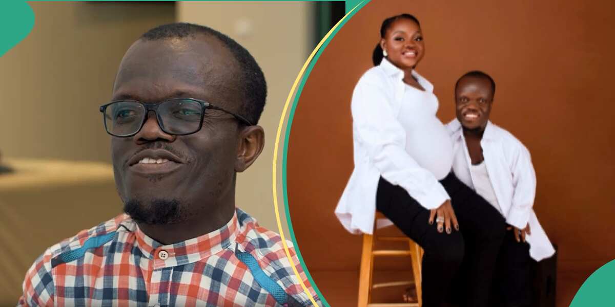 Small-sized actor Nkubi and wife welcome first child.