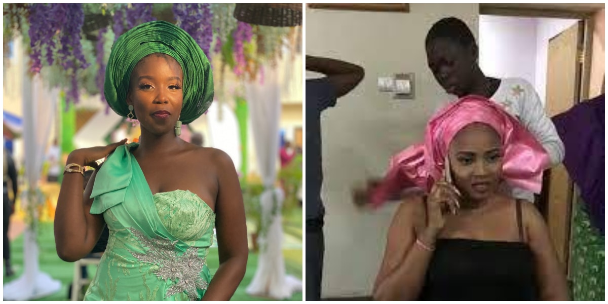 16-Year-Old Boy Who Earns a Living by Tying Gele Inspires Many on Social Media, Photos Cause Huge Stir