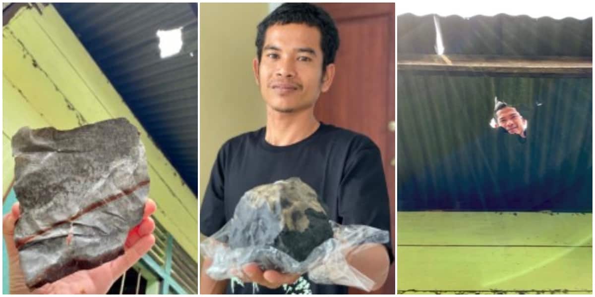Young coffin maker becomes a millionaire after selling space rock that fell into his house for £1.4million