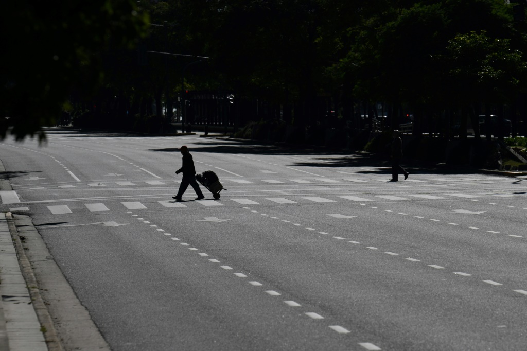 The streets of Buenos Aires were quieter than usual amid a general strike