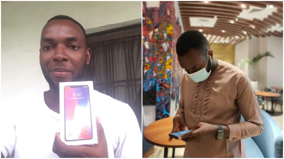 Nigerian man sells expensive iPhone, converts it to capital for his business
