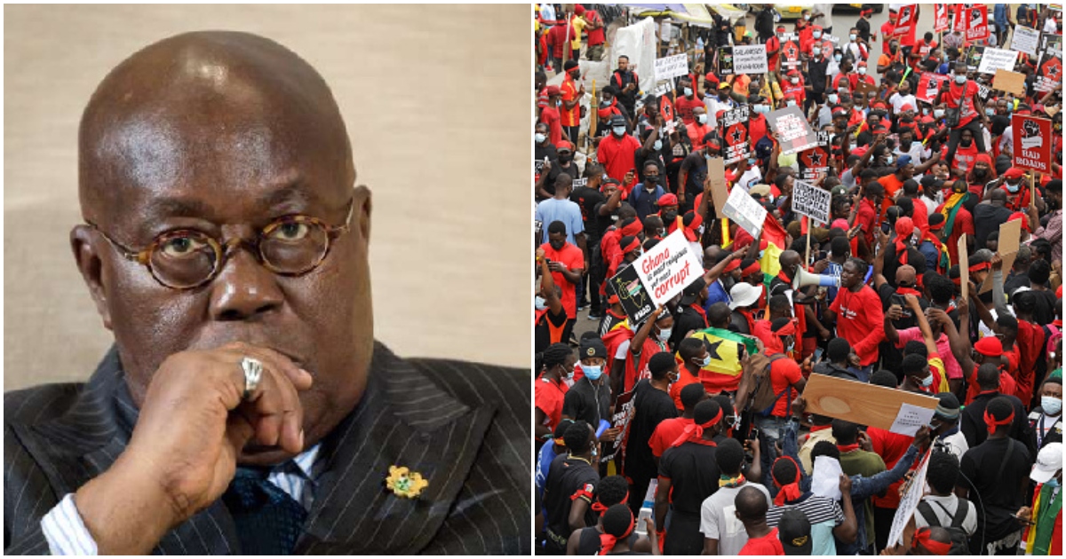 Kume Preko demonstrators want Nana Akufo-Addo out of office by next week