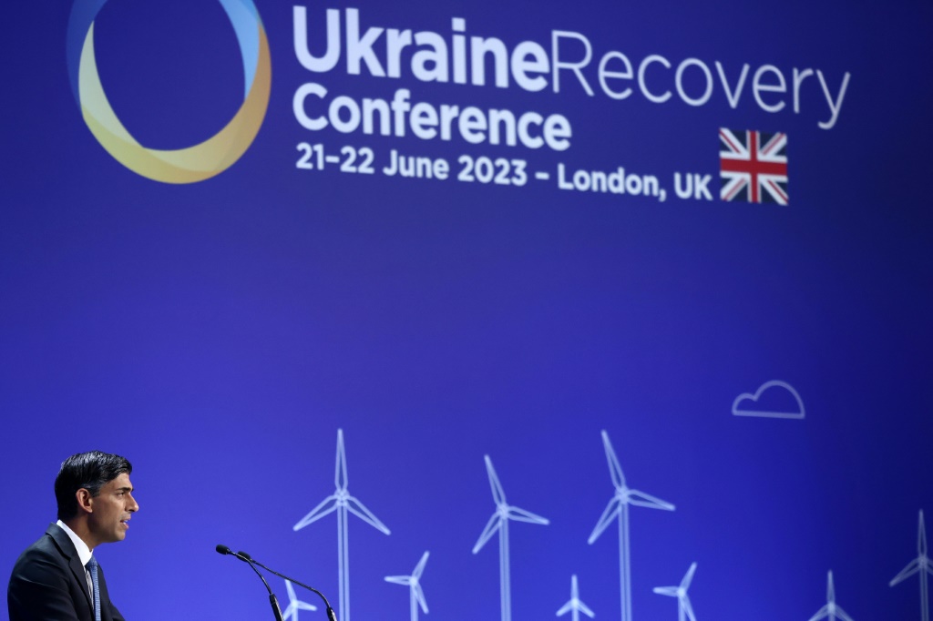 Prime Minister Rishi Sunak said the UK would guarantee $3 billion worth of World Bank loans to Ukraine
