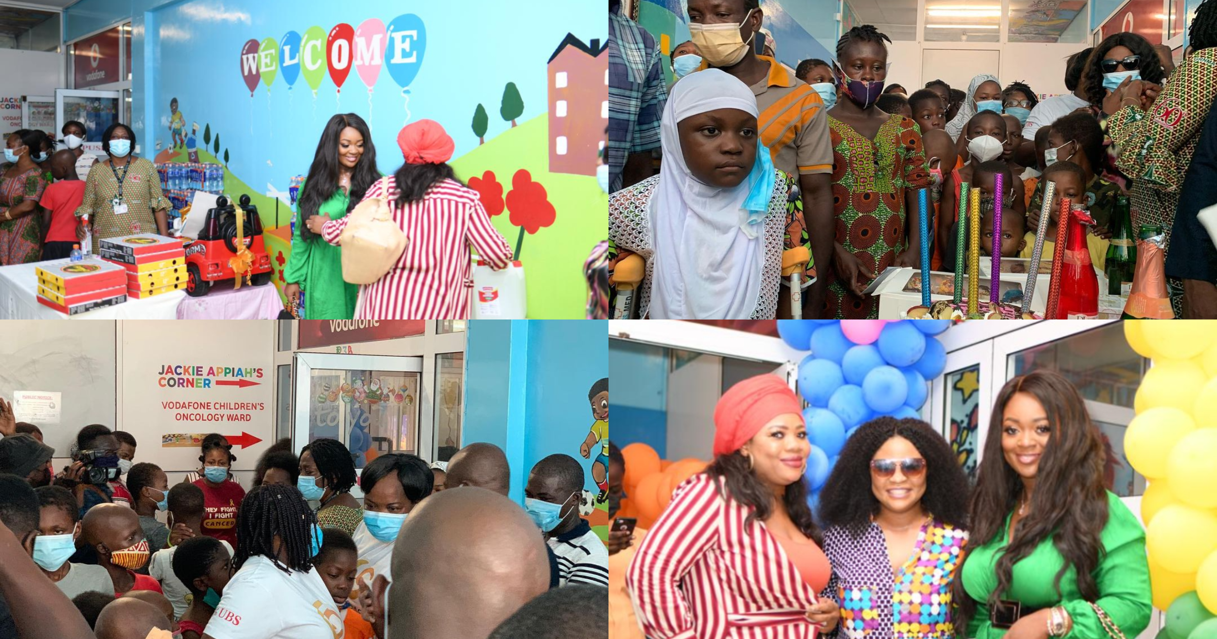 Jackie Appiah renovates Korle-Bu sickle cell children's ward on her birthday
