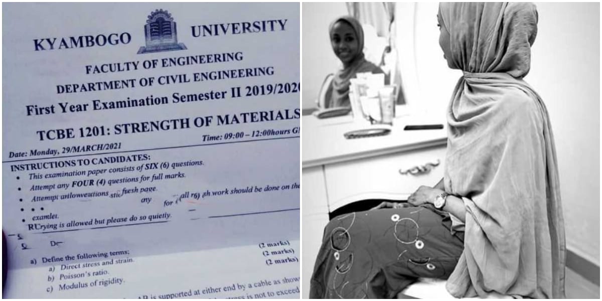 Crying is Allowed but do So Quietly, Lady Shares University Paper with Weird Instruction, Photo Causes Stir