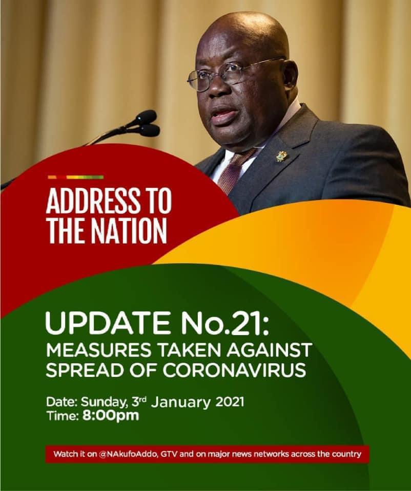 Akufo Addo to reopen schools in crucial address tonight