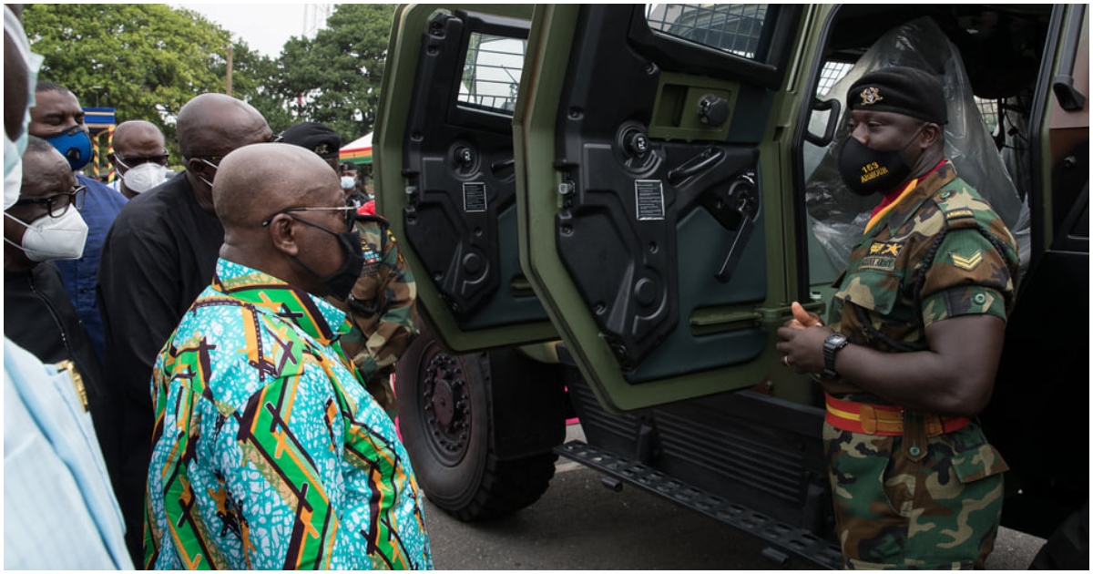 Armed Forces get Akufo-Addo’s support to better deal with rising terrorism threats