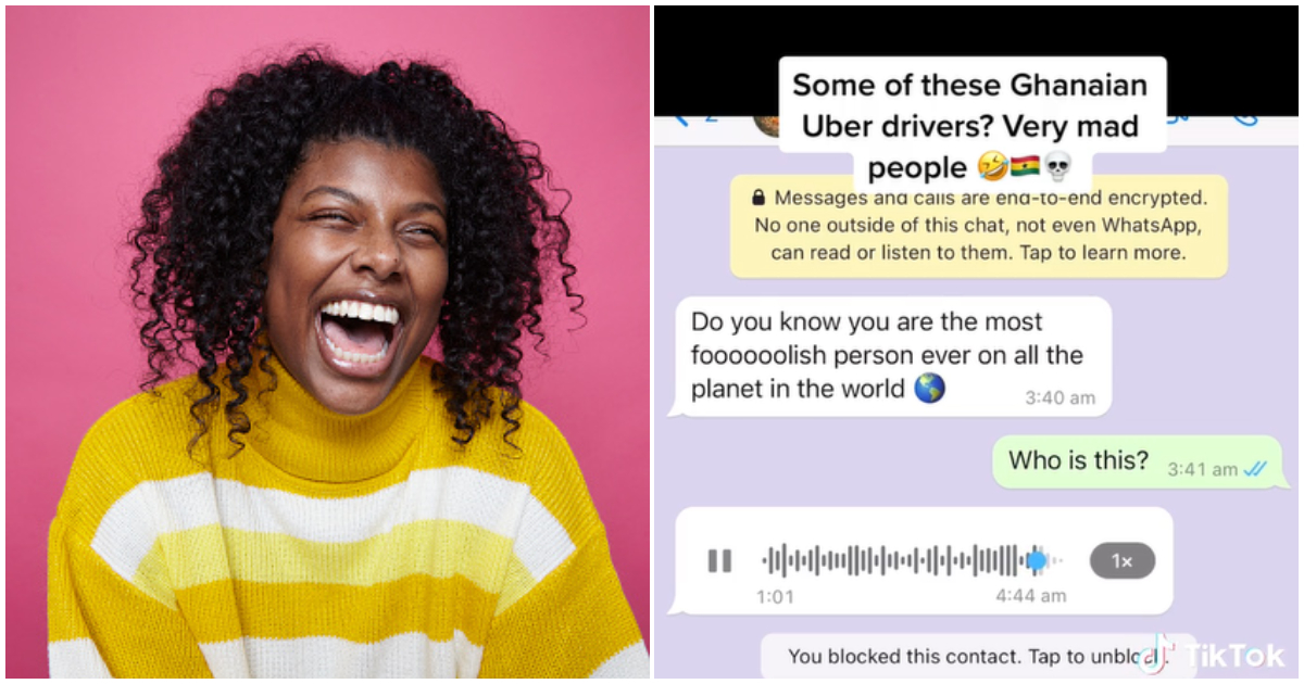 Ghanaian Uber driver sends rider a voice note for the cancelling trip