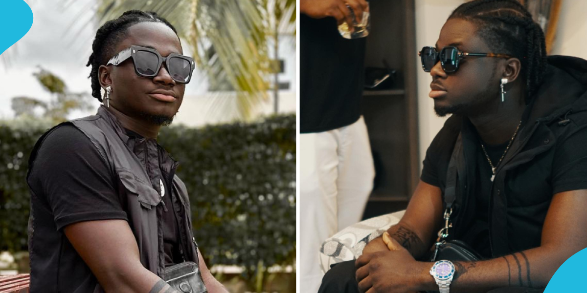 Kuami Eugene's lookalike performs his song at ZionFelix's 32nd birthday party