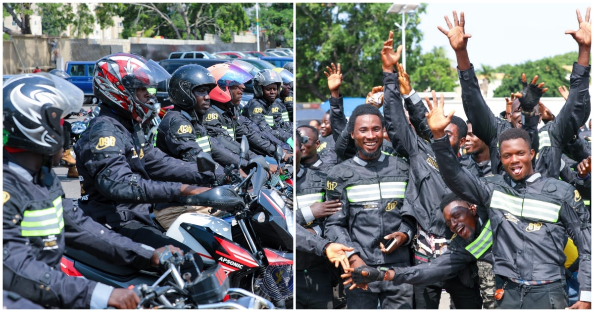 Police share photos of 104 private bikers recruited as Ambassadors for discipline