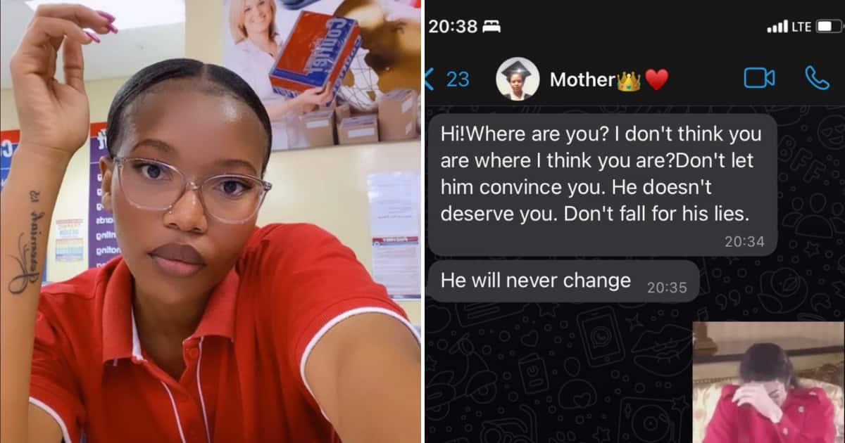 A lady shared a screenshot of her mother giving advice about an undeserving bae.