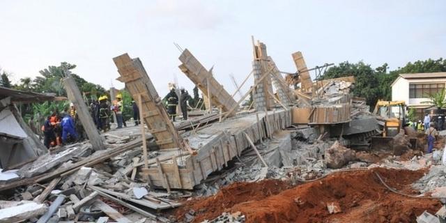 Building falls apart in Cantonments which kills three people