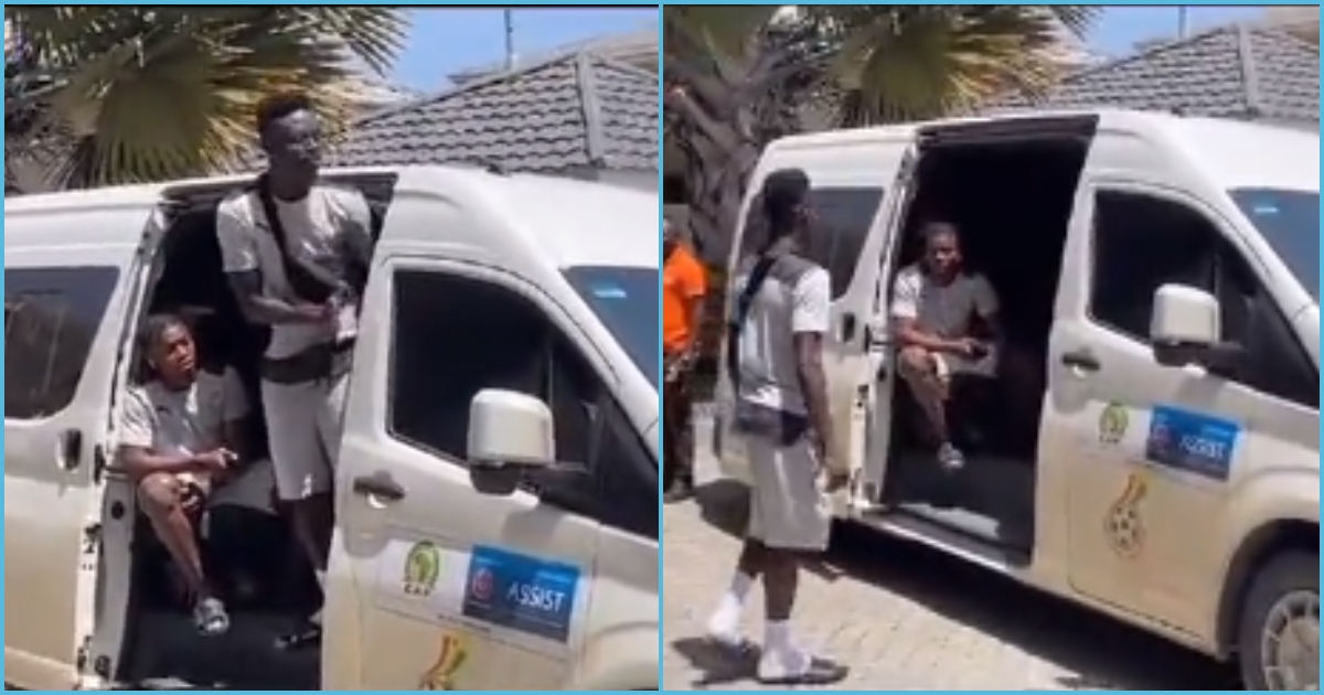 Black Stars: Video of Baba Iddrisu acting as a bus conductor evokes laughter, players stunned