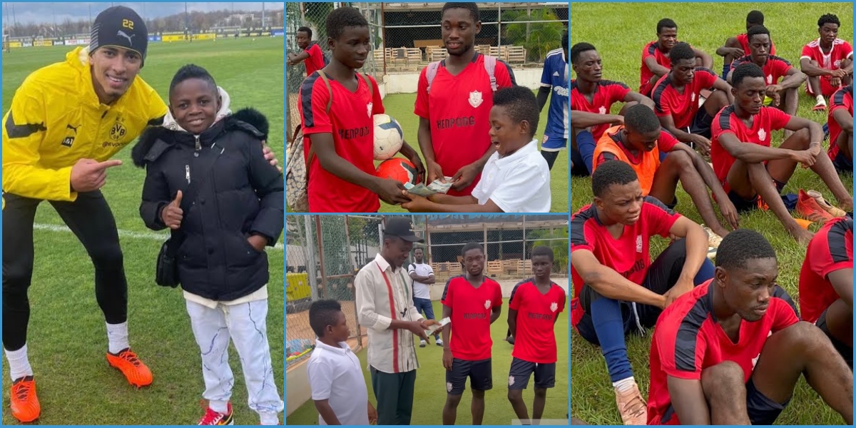 Yaw Dabo presents over money to players after receiving over GH¢3k in donations