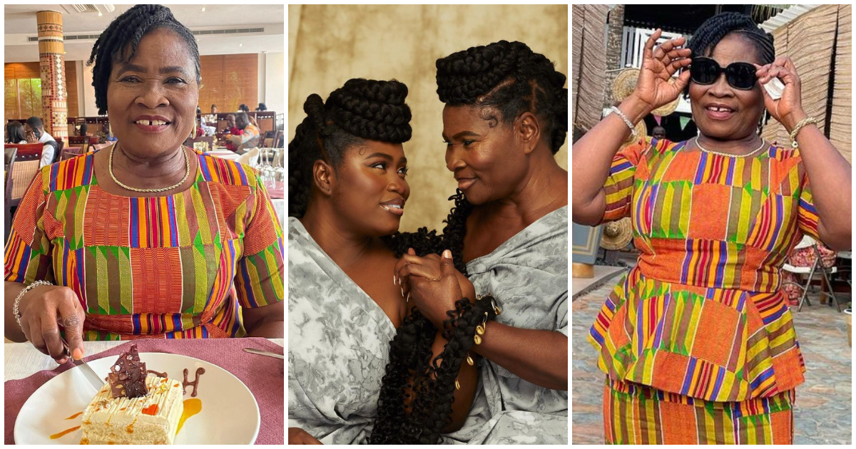 Lydia Forson surprises her mother on her birthday at Di Maensa restaurant