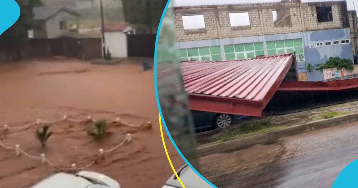 Heavy Rainfall Causes Floods, Blows Roofs Off Buildings