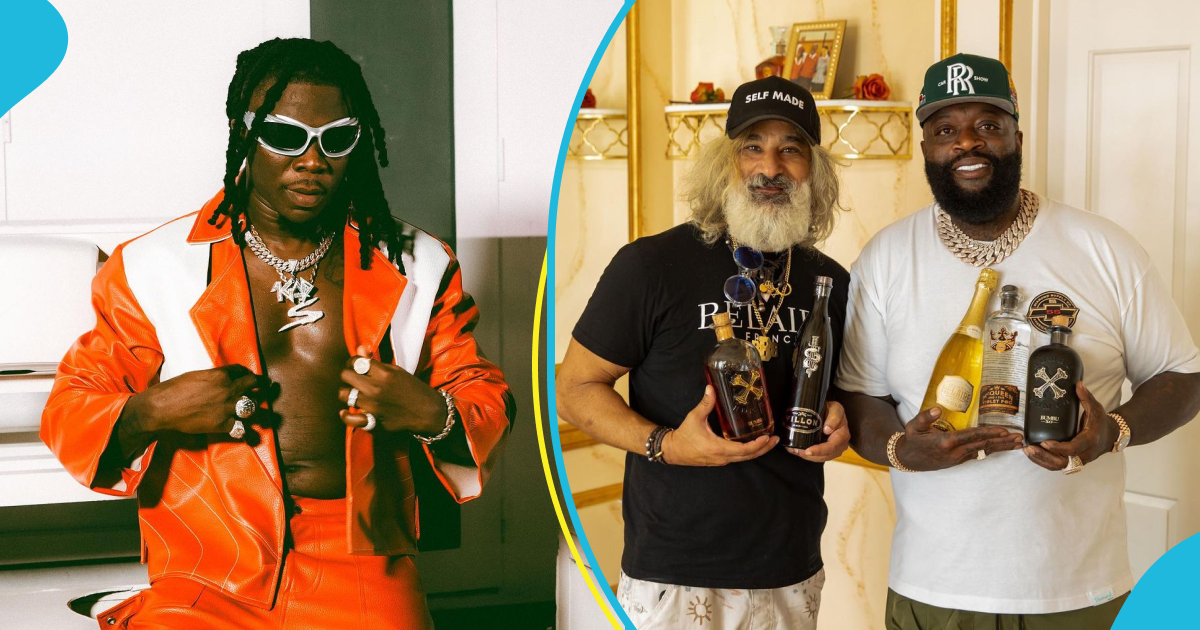 Stonebwoy: Rick Ross introduces Ghanaian musician to Belaire Champagne CEO