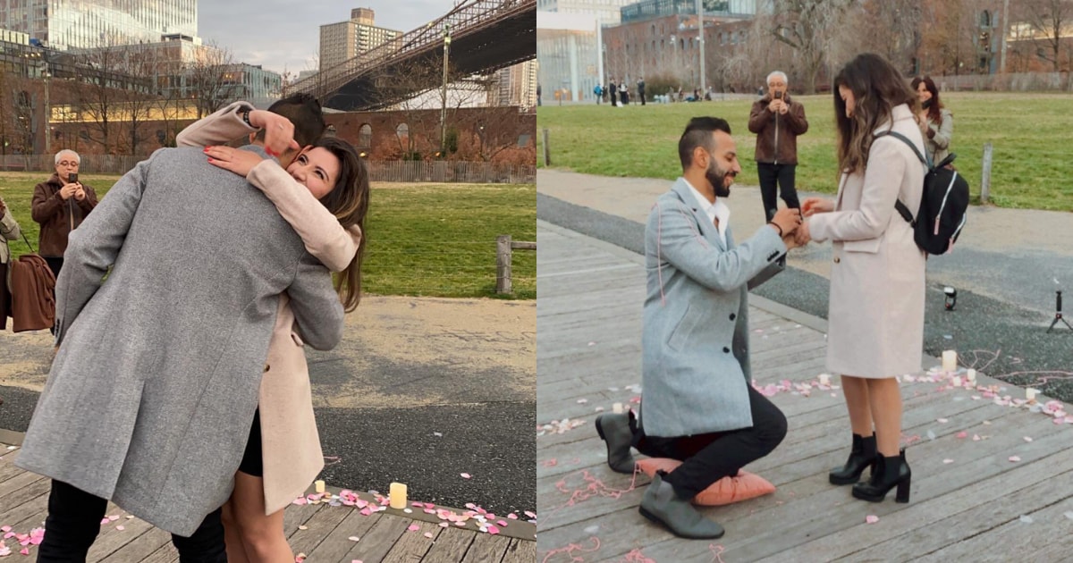 A woman got engaged to her Twitter bae