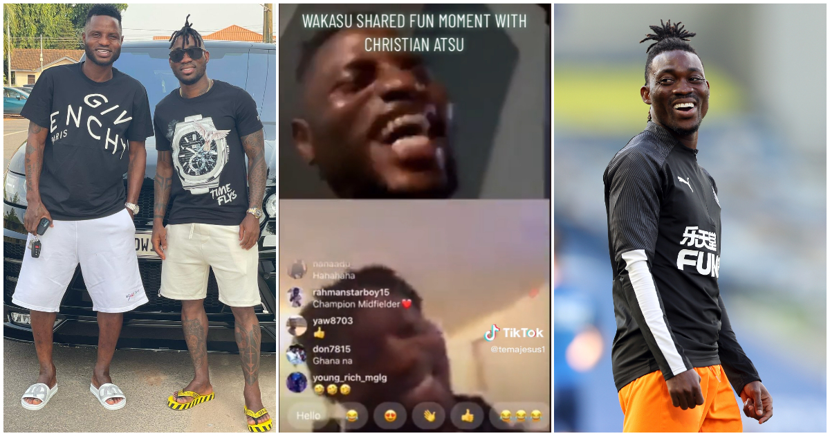 Christian Atsu and Wakaso old hilarious IG live video goes viral, many admire their friendship