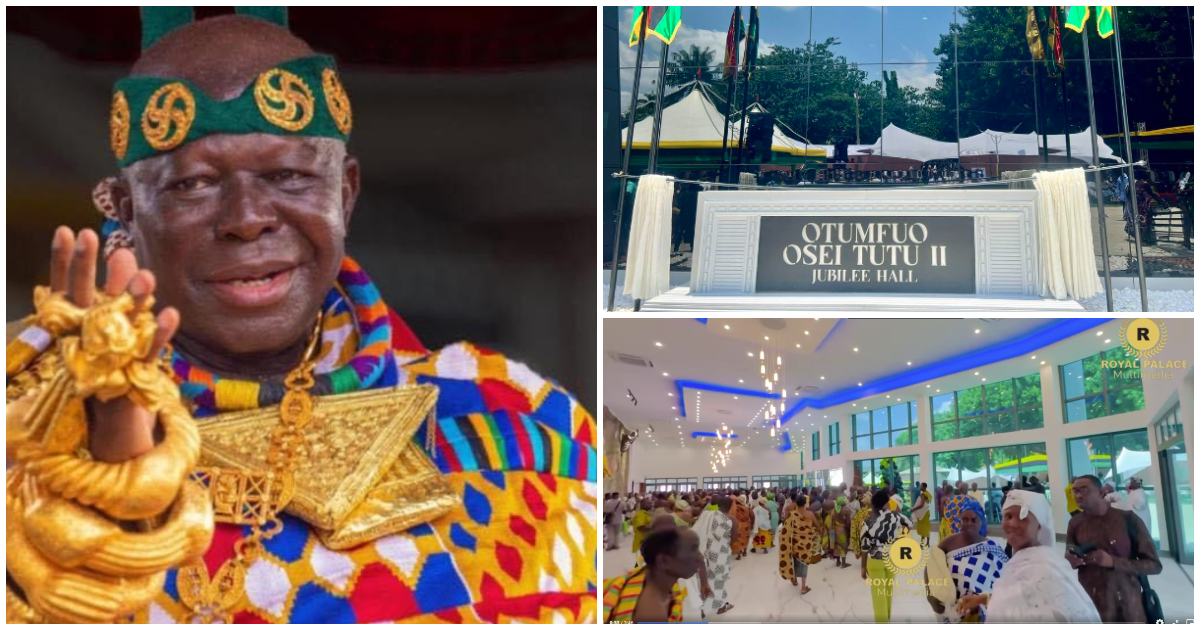 Asantehene builds 2000-seat conference hall at Manhyia to mark 25 years, video drops