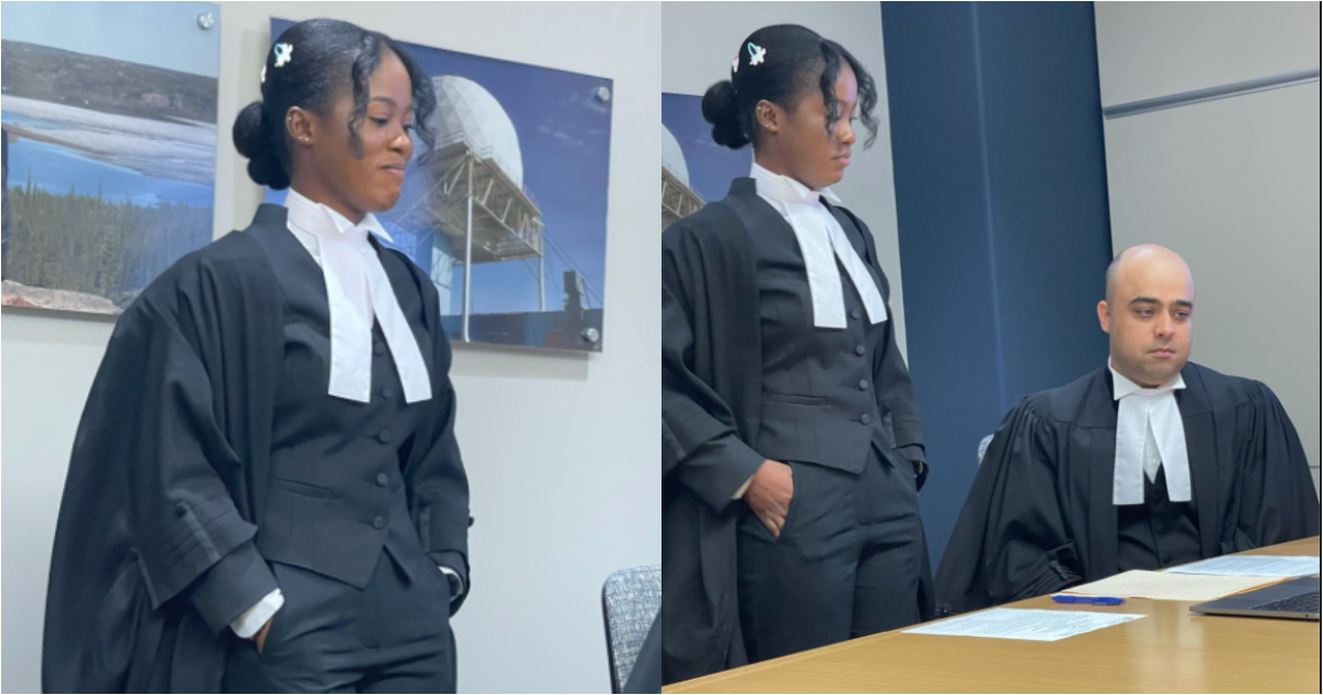 Abena Wiafe: Brilliant Ghanaian lady called to the Bar of the Province of Alberta in Canada; drops photos
