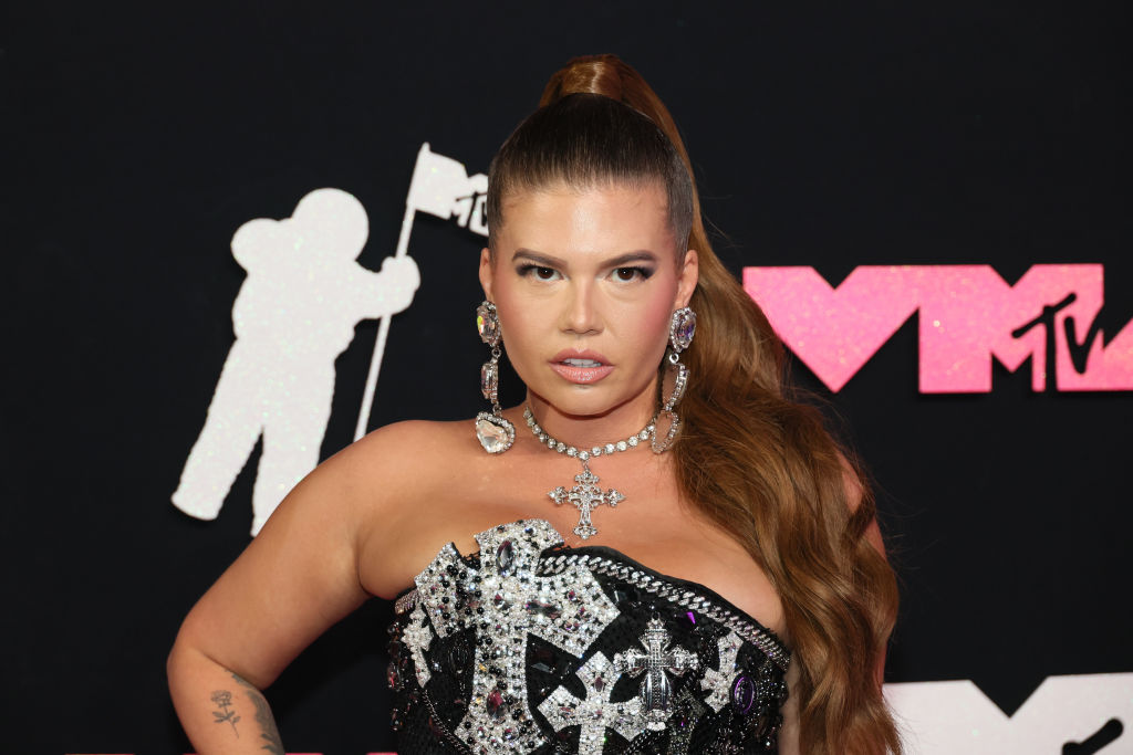 Chanel West Coast poses at the 2023 MTV Video Music Awards.