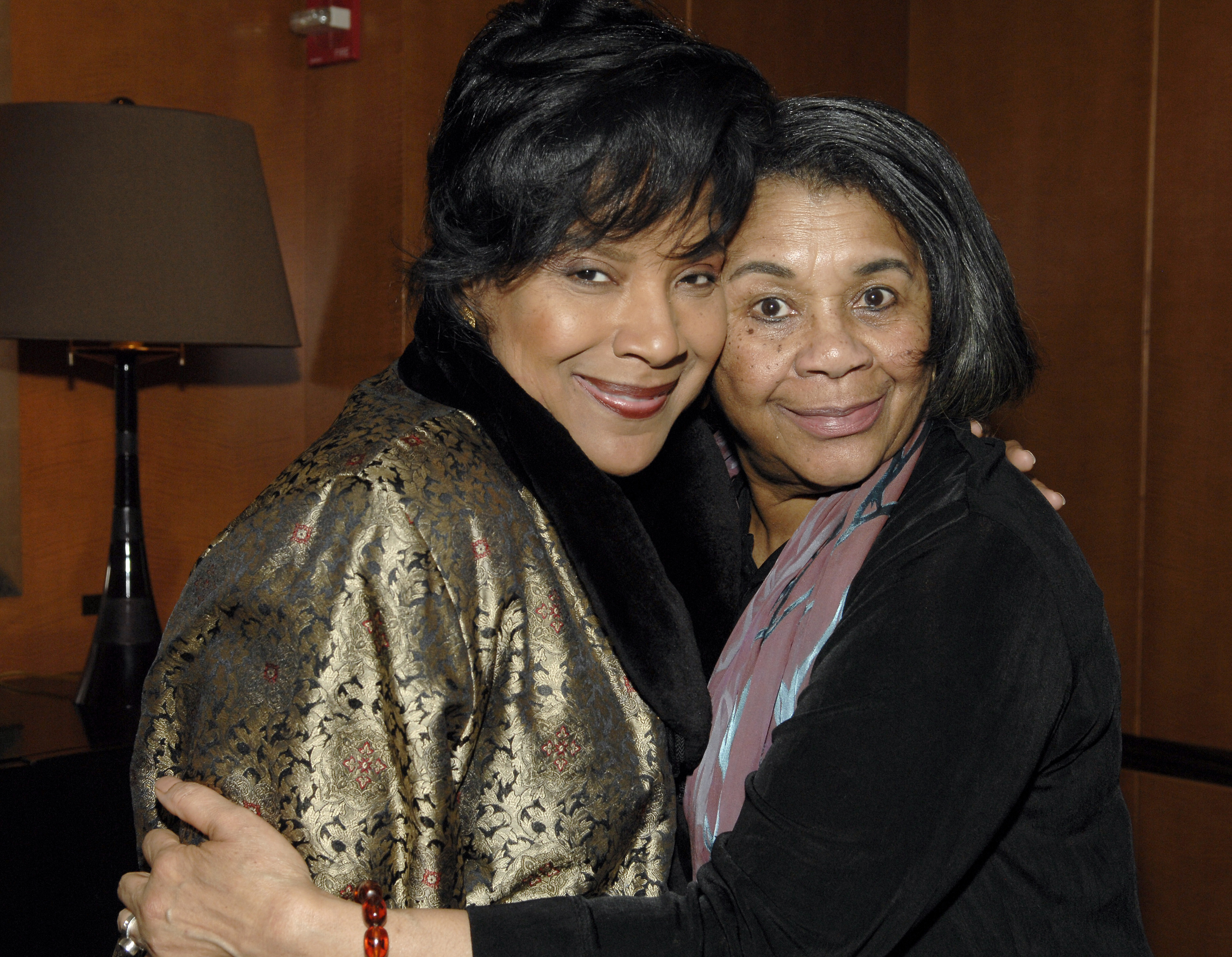 Phylicia Rashad and Mary Alice (right) during Signature Theatre Company's Salute to August Wilson